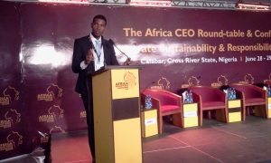 Orondaam Otto Speaking at the African CEO Roundtable 2012